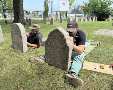 Trwa remont steli żołnierzy armii niemieckiej poległych w czasie I wojny światowej